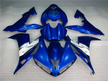 Injeção Kit Carenagem Moto R1 2004-2006 - Azul Branco