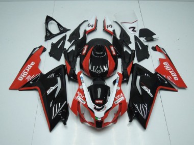 Injeção Kit Carenagem Moto RS 125 2006-2011 - Preto & Vermelho