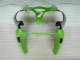 Injeção Kit Carenagem Moto ZX6R 2000-2002 - Verde Preto