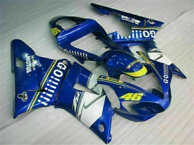 Injeção Kit Carenagem R1 2000-2001 - Azul