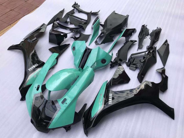 Injeção Kit Carenagem R1 2015-2019 - Preto Azul Injeção Kit Carenagem R1 2015-2019 - Preto Azul