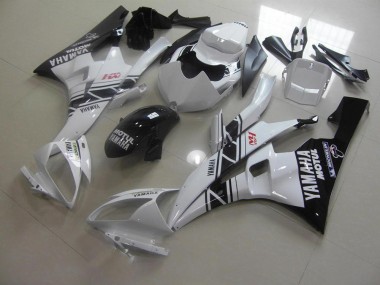 Injeção Kit Carenagem R6 2006-2007 - Preto Branco
