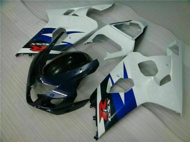 Injeção Kits Carenagem Moto GSXR 600 / 750 K4 2004-2005 - Branco Preto Injeção Kits Carenagem Moto GSXR 600 / 750 K4 2004-2005 - Branco Preto