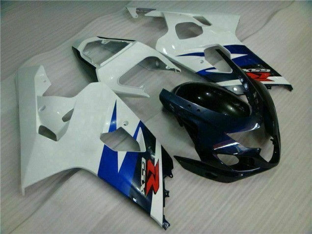 Injeção Kits Carenagem Moto GSXR 600 / 750 K4 2004-2005 - Branco Preto Injeção Kits Carenagem Moto GSXR 600 / 750 K4 2004-2005 - Branco Preto