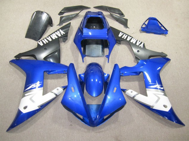 Injeção Kits Carenagem Moto R1 2002-2003 - Azul Branco Injeção Kits Carenagem Moto R1 2002-2003 - Azul Branco