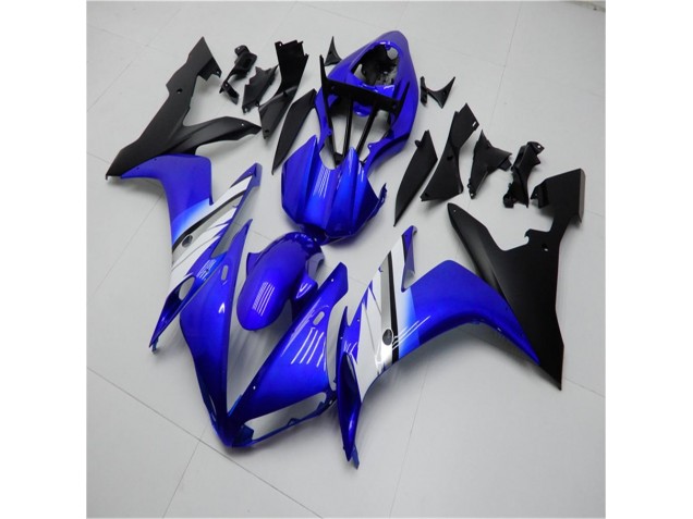 Injeção Kits Carenagem Moto R1 2004-2006 - Azul Branco Preto