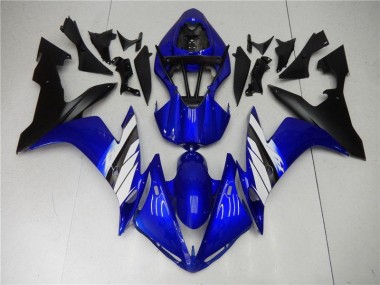 Injeção Kits Carenagem Moto R1 2004-2006 - Azul Branco Preto