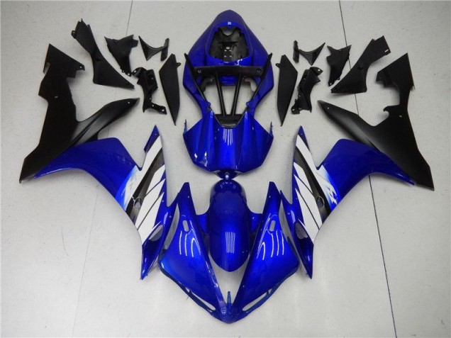 Injeção Kits Carenagem Moto R1 2004-2006 - Azul Branco Preto