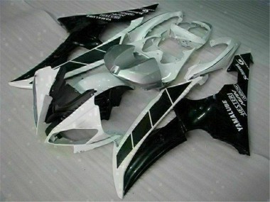 Injeção Kits Carenagem Moto R6 2008-2016 - Branco Preto