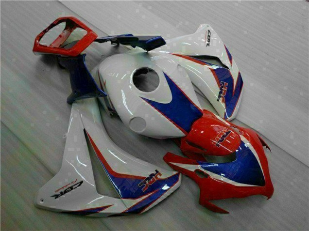 Kit Carenagem Moto CBR 1000RR 2008-2011 - Azul Branco