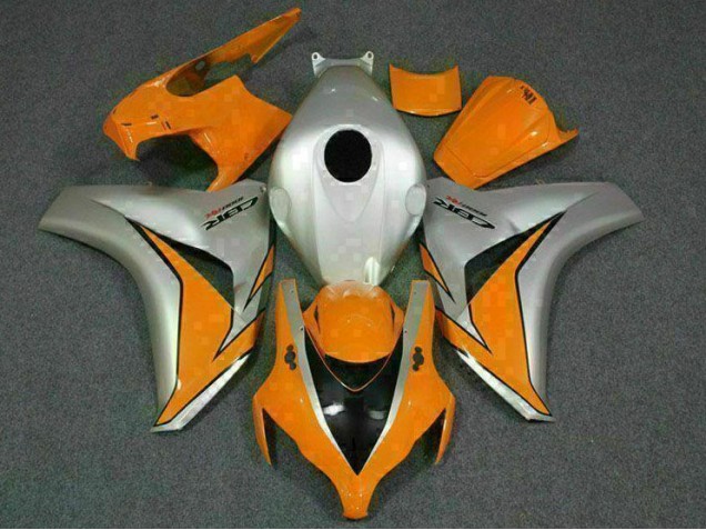 Kit Carenagem Moto CBR 1000RR 2008-2011 - Laranja Prata