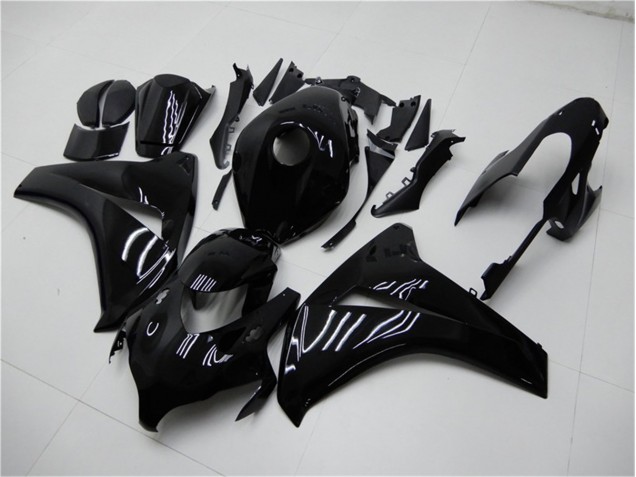 Kit Carenagem Moto CBR 1000RR 2008-2011 - Preto Brilhante