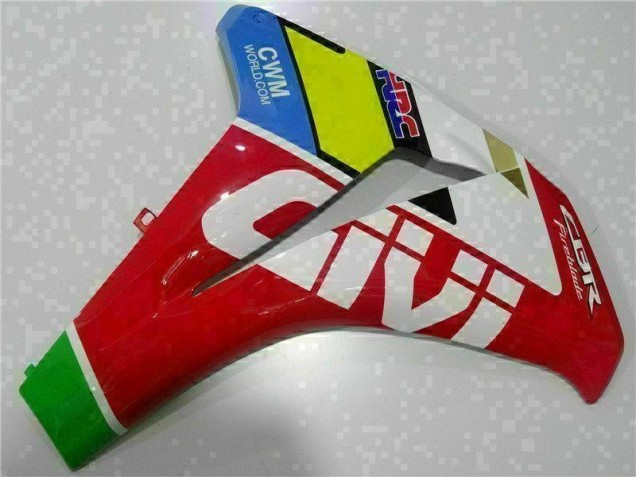 Kit Carenagem Moto CBR 1000RR 2008-2011 - Vermelho Branco