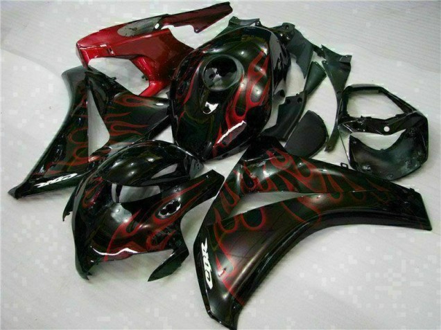 Kit Carenagem Moto CBR 1000RR 2008-2011 - Vermelho Chama