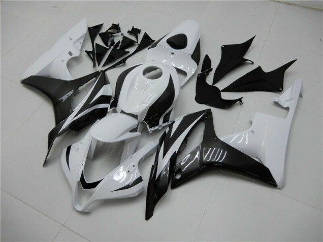 Kit Carenagem Moto CBR 600RR 2009-2012 - Branco Preto