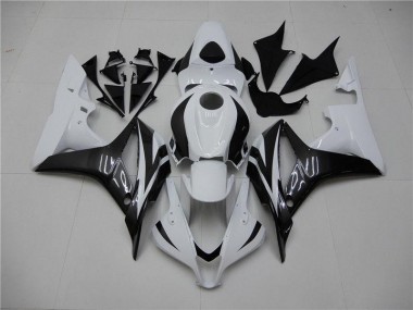 Kit Carenagem Moto CBR 600RR 2009-2012 - Branco Preto