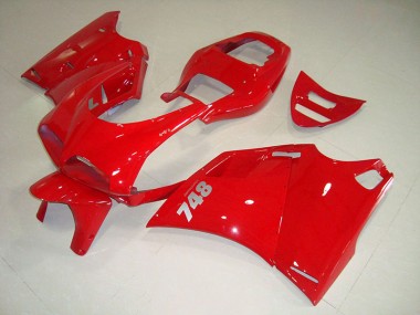 Kit Carenagem Moto Ducati 748 916 996 996S 1993-2005 - Vermelho