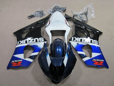 Kit Carenagem Moto GSXR 1000 K3 2003-2004 - Azul Branco Decalque