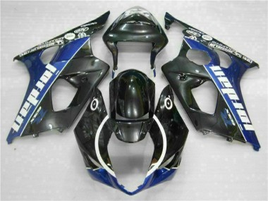 Kit Carenagem Moto GSXR 1000 K3 2003-2004 - Preto Azul