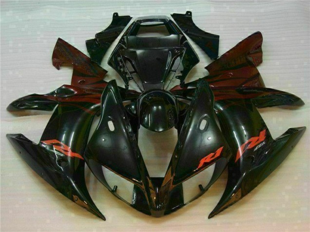 Kit Carenagem Moto R1 2002-2003 - Preto Kit Carenagem Moto R1 2002-2003 - Preto