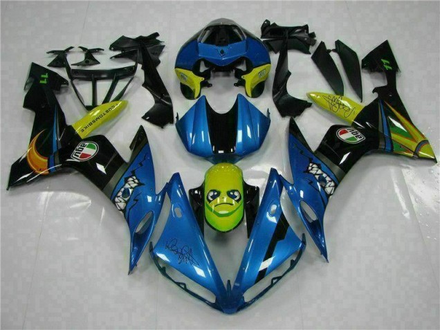 Kit Carenagem Moto R1 2004-2006 - Azul Kit Carenagem Moto R1 2004-2006 - Azul