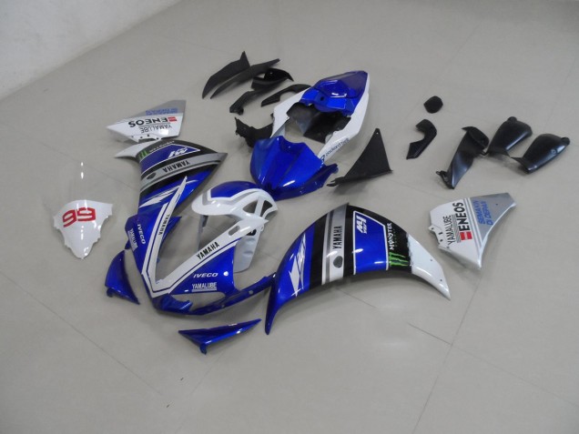 Kit Carenagem Moto R1 2009-2011 - Azul Branco Kit Carenagem Moto R1 2009-2011 - Azul Branco