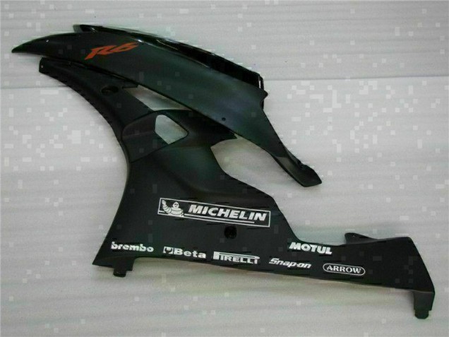 Kit Carenagem Moto R6 2006-2007 - Preto