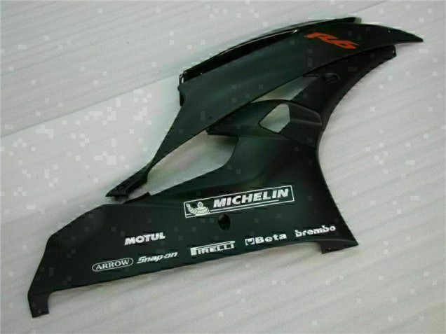 Kit Carenagem Moto R6 2006-2007 - Preto