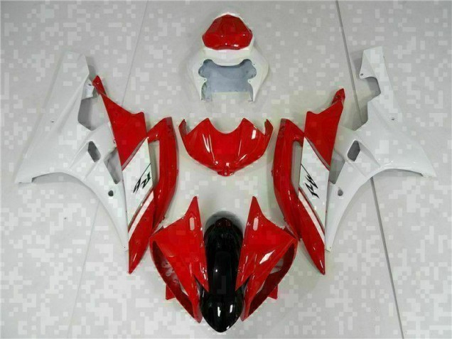 Kit Carenagem Moto R6 2006-2007 - Vermelho Branco Kit Carenagem Moto R6 2006-2007 - Vermelho Branco