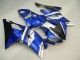 Kit Carenagem Moto R6 2008-2016 - Azul Branco Preto
