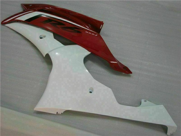 Kit Carenagem Moto R6 2008-2016 - Vermelho Branco