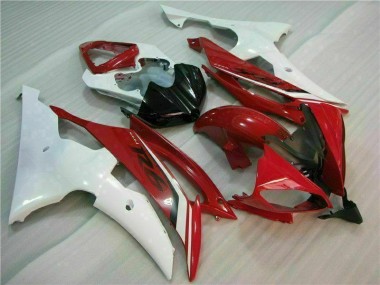 Kit Carenagem Moto R6 2008-2016 - Vermelho Branco