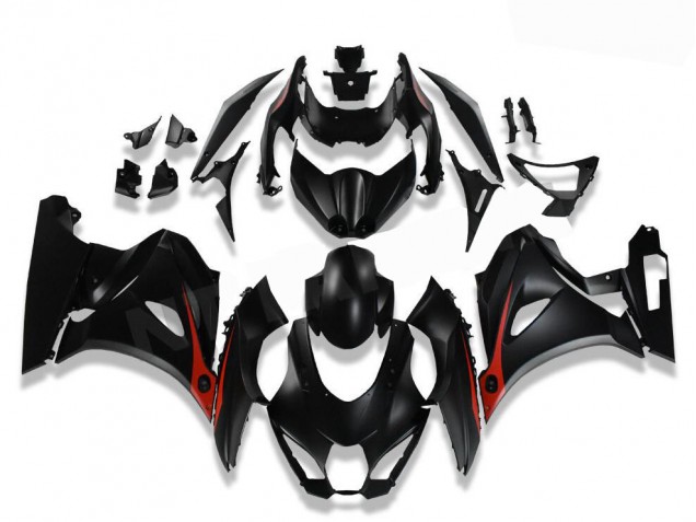 Kit Completo Carenagem Moto GSXR 1300 Hayabusa 1996-2007 - Preto Vermelho Kit Completo Carenagem Moto GSXR 1300 Hayabusa 1996-2007 - Preto Vermelho