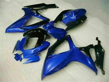 Kit Completo Carenagem Moto GSXR 600 / 750 K6 2006-2007 - Azul