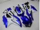 Kit Completo Carenagem Moto GSXR 600 / 750 K8 2008-2010 - Azul Branco Kit Completo Carenagem Moto GSXR 600 / 750 K8 2008-2010 - Azul Branco