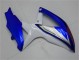 Kit Completo Carenagem Moto GSXR 600 / 750 K8 2008-2010 - Azul Branco Kit Completo Carenagem Moto GSXR 600 / 750 K8 2008-2010 - Azul Branco