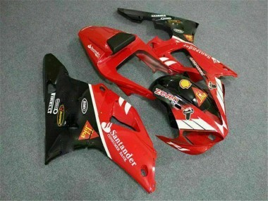 Kit Completo Carenagem Moto R1 2000-2001 - Vermelho