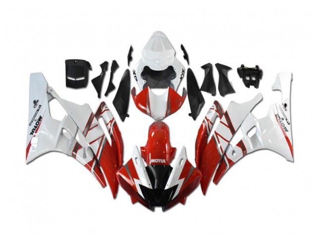Kit Completo Carenagem Moto R1 2007-2008 - Vermelho Branco Kit Completo Carenagem Moto R1 2007-2008 - Vermelho Branco