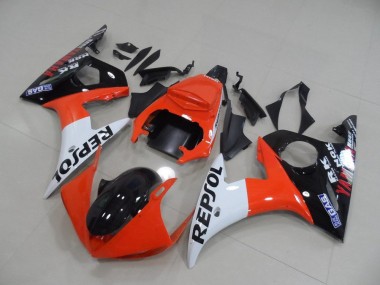 Kit Completo Carenagem Moto R6 2003-2005 - Repsol