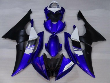 Kit Completo Carenagem Moto R6 2008-2016 - Azul Preto