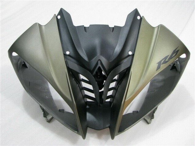 Kit Completo Carenagem Moto R6 2008-2016 - Preto
