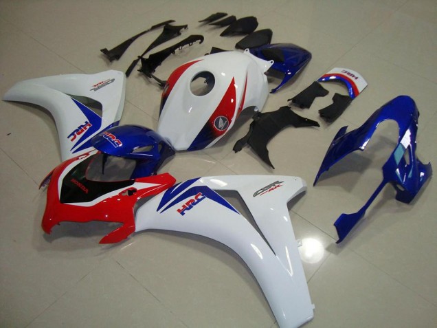 Kits Carenagem Moto CBR 1000RR 2008-2011 - Branco Azul Vermelho HRC