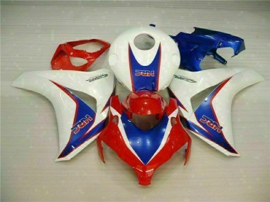 Kits Carenagem Moto CBR 1000RR 2008-2011 - Vermelho Branco Azul