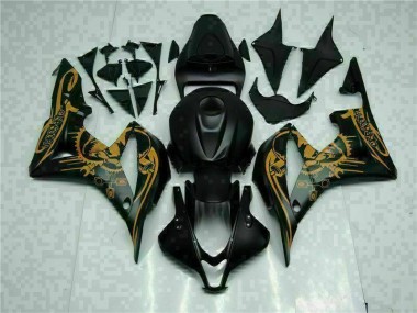 Kits Carenagem Moto CBR 600RR 2007-2008 - Preto