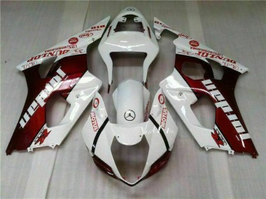 Kits Carenagem Moto GSXR 1000 K3 2003-2004 - Vermelho Branco