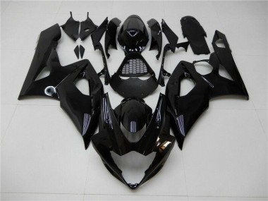 Kits Carenagem Moto GSXR 1000 K5 2005-2006 - Preto Brilhante