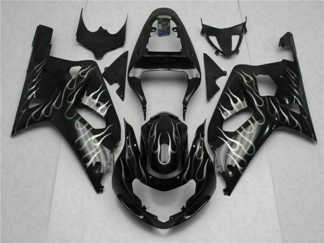 Kits Carenagem Moto GSXR 600 / 750 K1 K2 K3 2001-2003 - Preto Kits Carenagem Moto GSXR 600 / 750 K1 K2 K3 2001-2003 - Preto