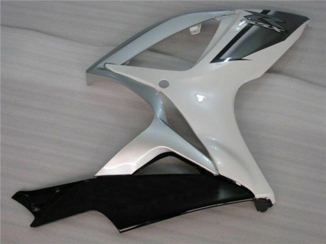 Kits Carenagem Moto GSXR 600 / 750 K6 2006-2007 - Branco Prata