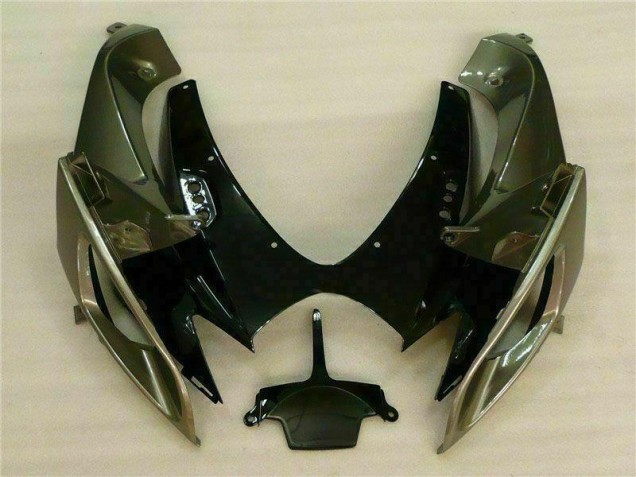 Kits Carenagem Moto GSXR 600 / 750 K6 2006-2007 - Preto Cinzento