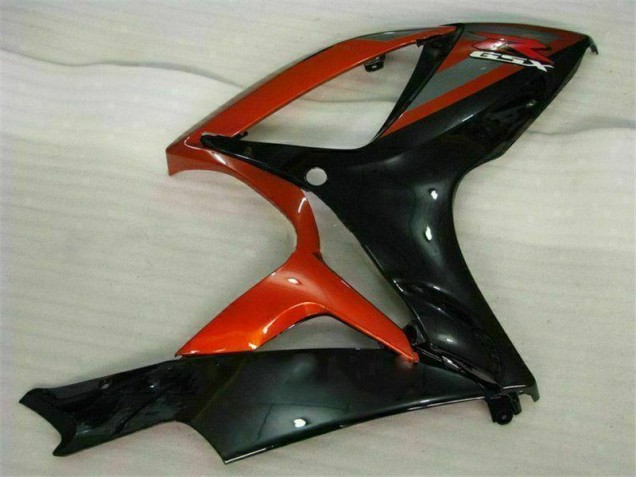 Kits Carenagem Moto GSXR 600 / 750 K6 2006-2007 - Preto Vermelho